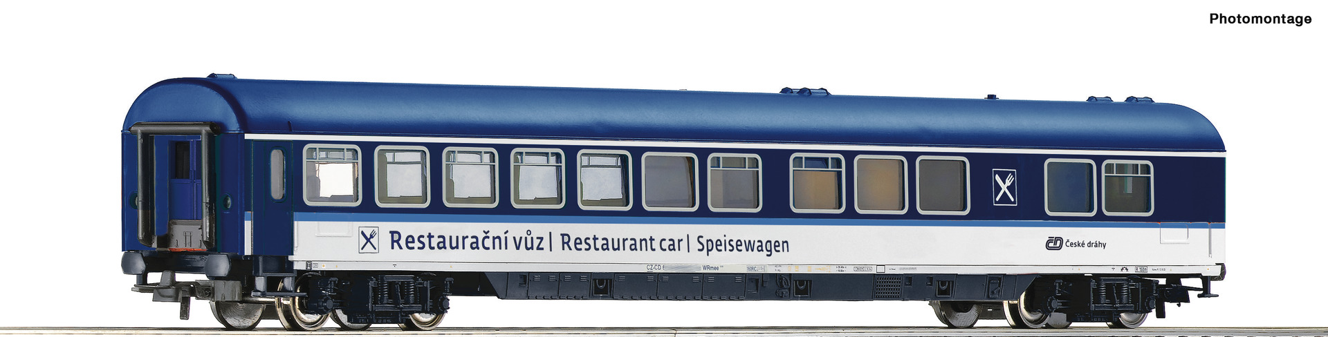 Kl. Roco H0 54170 EC-Schnellzugwagen 2 CD Ep.VI 1:100 